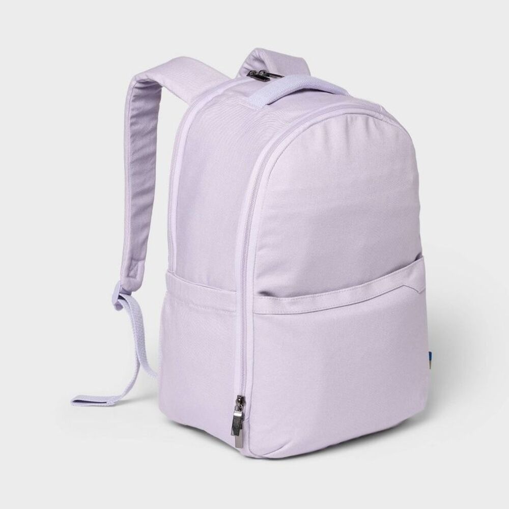 Canvas 17.5" Backpack Light Purple